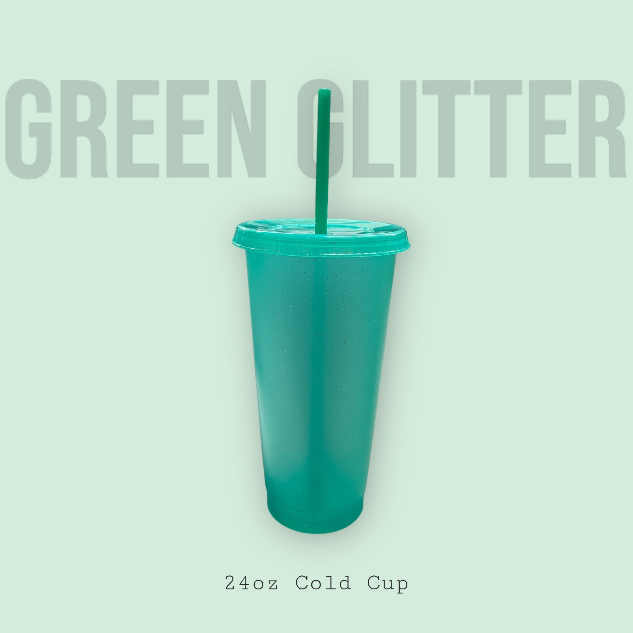 Green Cold Cup 24oz