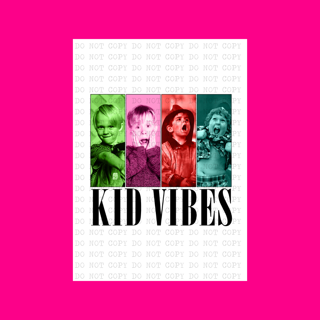 Kid Vibes - Boy Technicolor | DTF Transfer