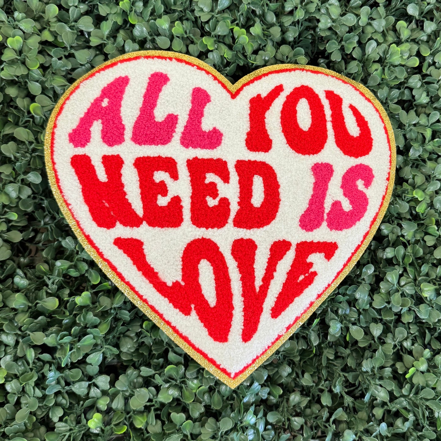 All You Need Is Love Chenille Patch