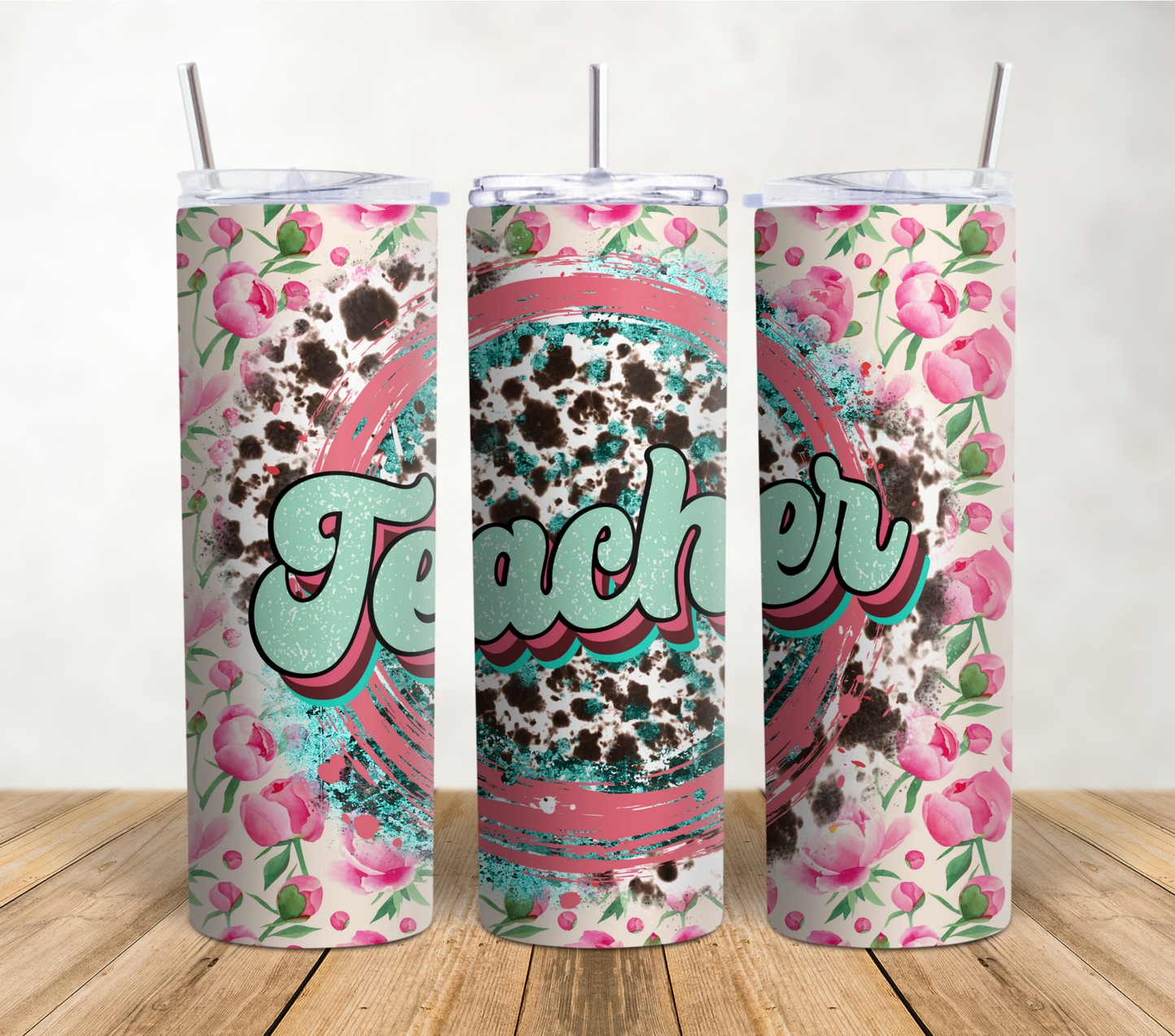 Teacher 20oz Sublimation Tumbler Wrap