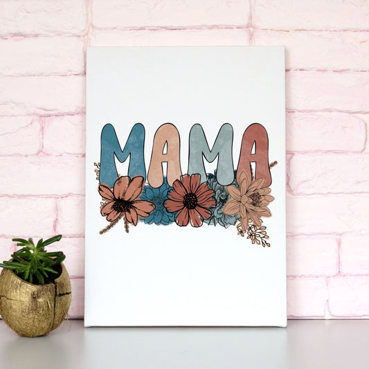 Mama Flowers Sublimation Transfer