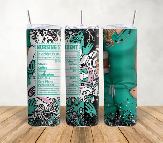 Nursing Student 20oz Tumbler Wrap