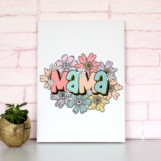 Mama Flowers Sublimation Transfer