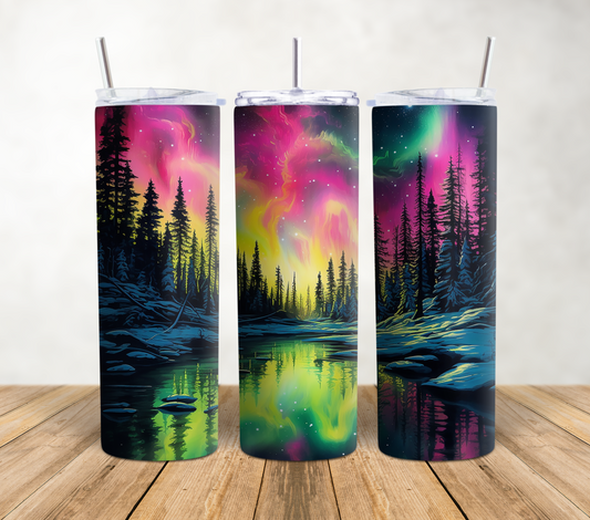 Northern Lights 20oz Tumbler Wrap