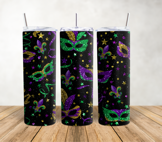 Mardi Gras - 20oz Tumbler Wrap