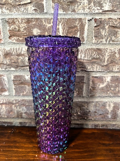 Gridded 24oz Tumbler-Sample