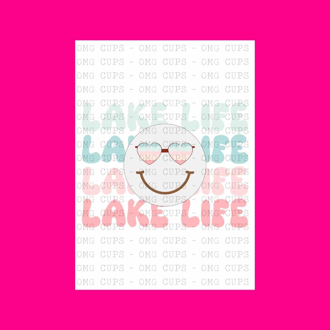 Lake Life Smiley | DTF Transfer