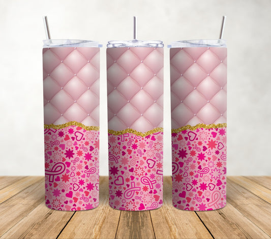 Pink Ribbon | 20oz Sublimation Tumbler Wrap