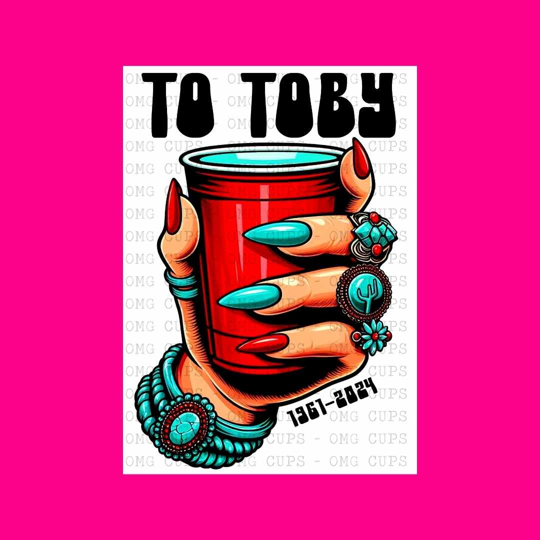 To Toby Turquoise | DTF Transfer