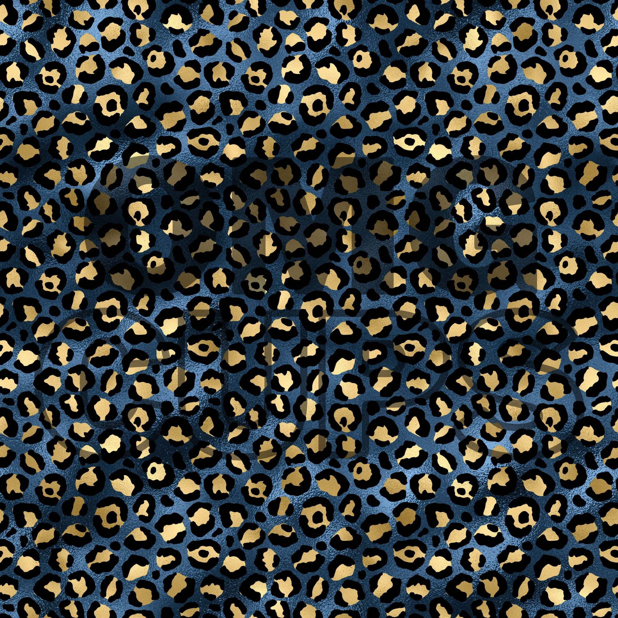 Blue Leopard 12x12 Vinyl Sheet – OMG Cups!