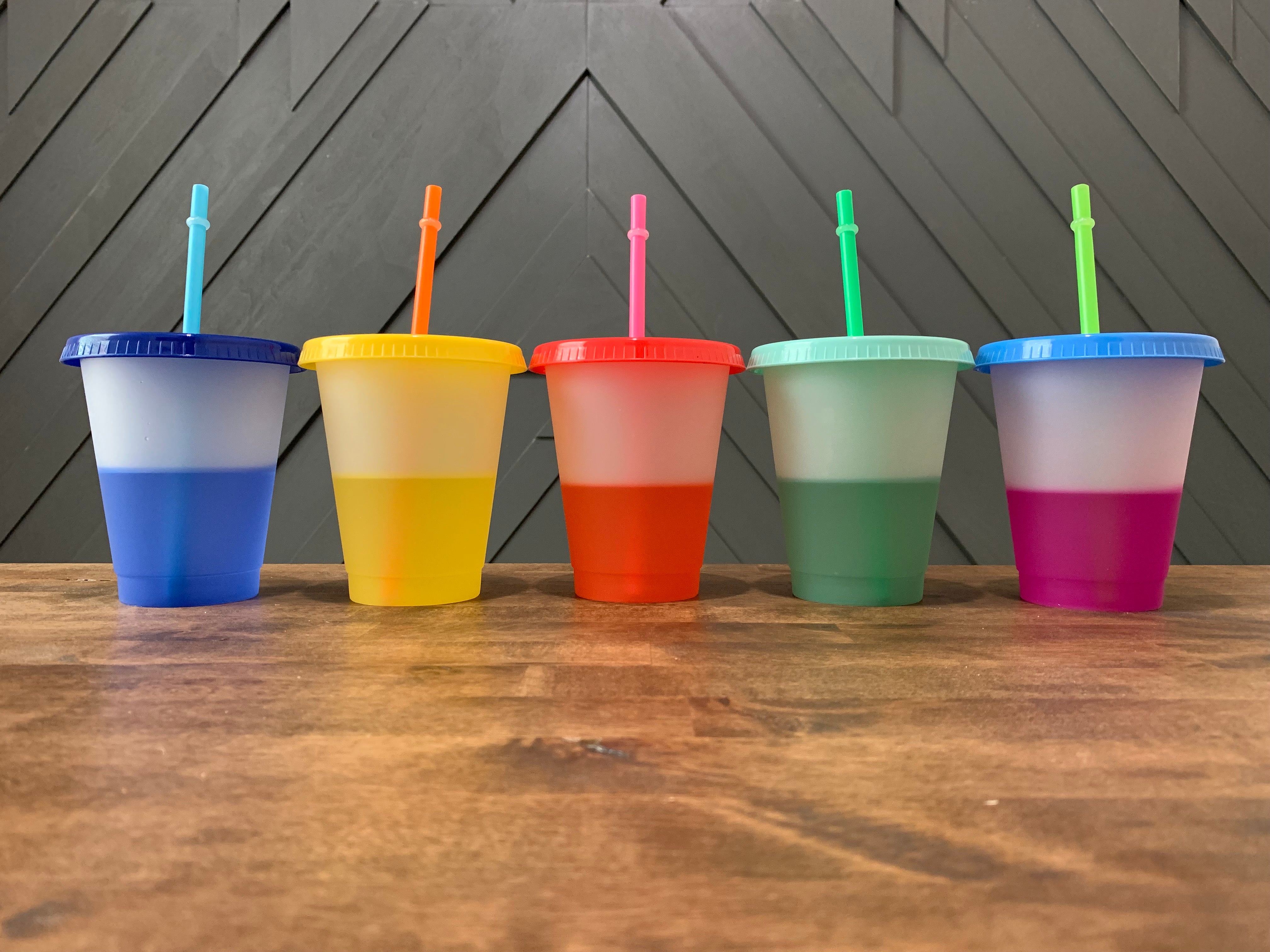 Clear Color Changing Cups (16oz) – OMG Cups!